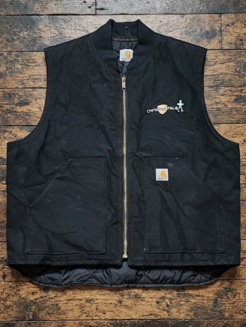 Carhartt Black Insulated Vest Size 2XL